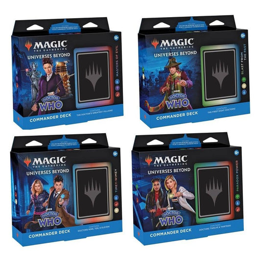 Magic the Gathering Doctor Who Commander Deck – Universes Beyond
