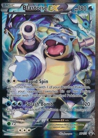 Product image of Blastoise EX – XY122 – Holo Black Star Promo – Pokémon TCG (LP Condition)