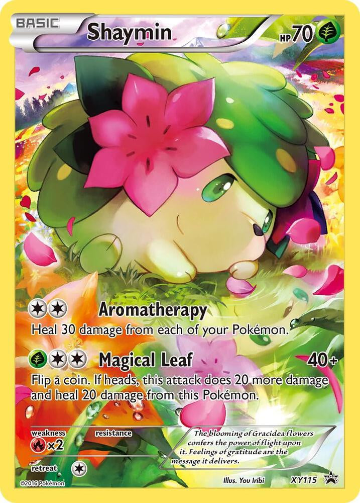 Pokémon Shaymin Full Art – XY115 – Mythical Collection Promo (NM)