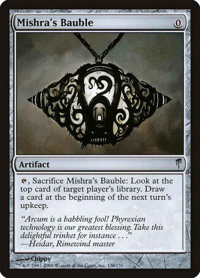 Mishra's Bauble Foil Coldsnap CSP MTG trading card