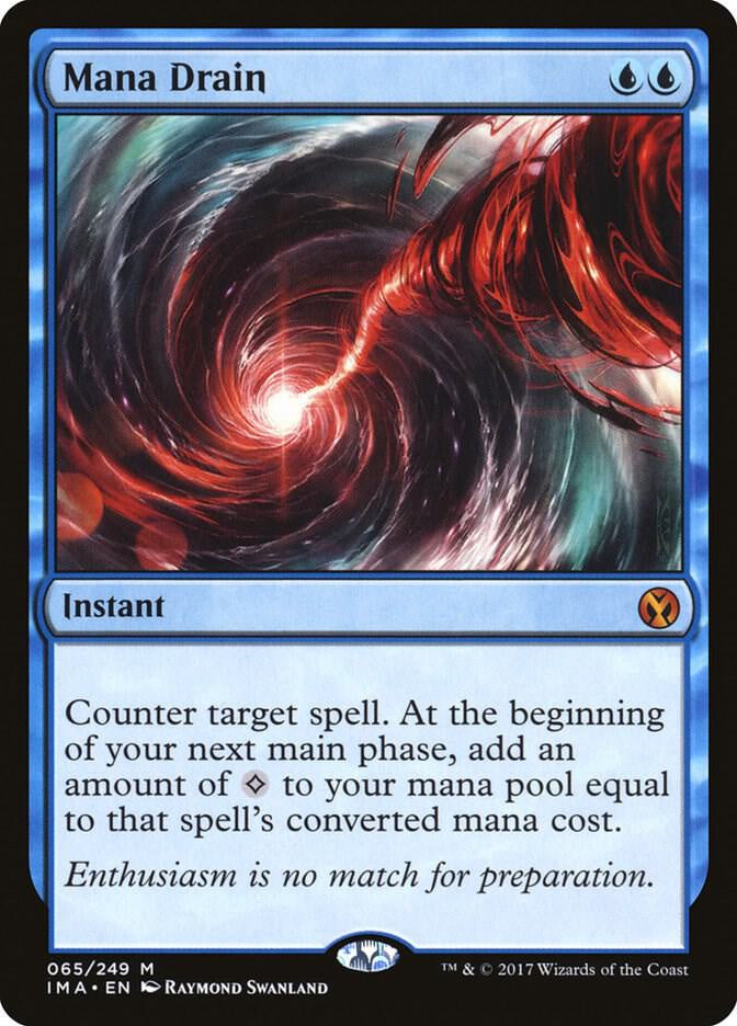 Mana Drain Iconic Masters IMA Magic the Gathering card