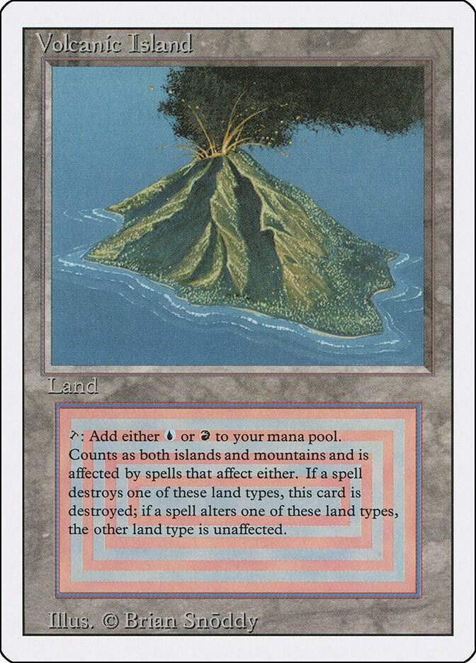 Volcanic Island - Revised Edition (3ED) (NM-LP)