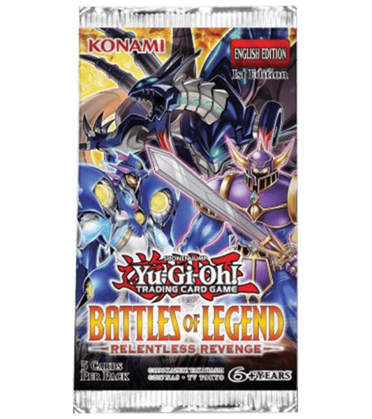 Front of Yu-Gi-Oh! TCG Battles of Legend: Relentless Revenge 1st Edition Booster Box – Factory Sealed (2018)