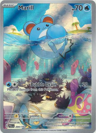 Marill 204/193 Illustration Rare Near Mint Pokémon card