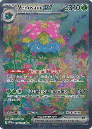 Venusaur ex 198/165 Special Illustration Rare Pokémon Card – Scarlet & Violet