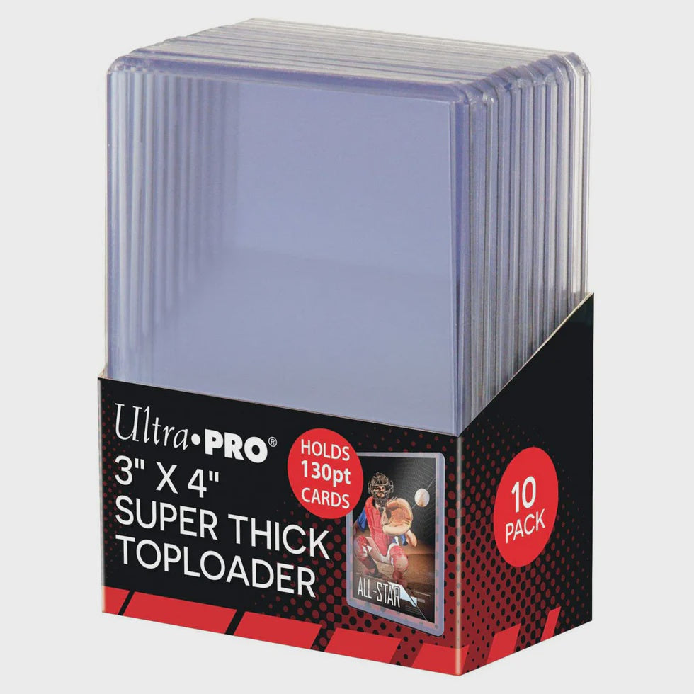 ULTRA PRO Top Loader 3" x 4" 130pt Super Thick Top Load