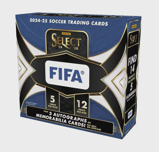 Product image of 2024-25 Panini Select FIFA Soccer Hobby Box (Pre Order release 7th June)