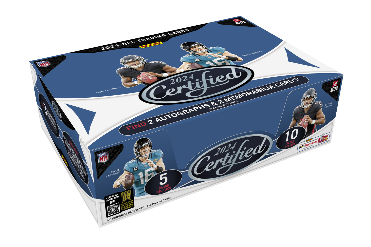 Product image of 2024 Panini Certified NFL Trading Card Box (Hobby)