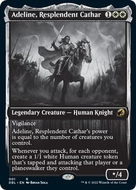 Adeline Resplendent Cathar Foil Innistrad Double Feature DBL MTG trading card
