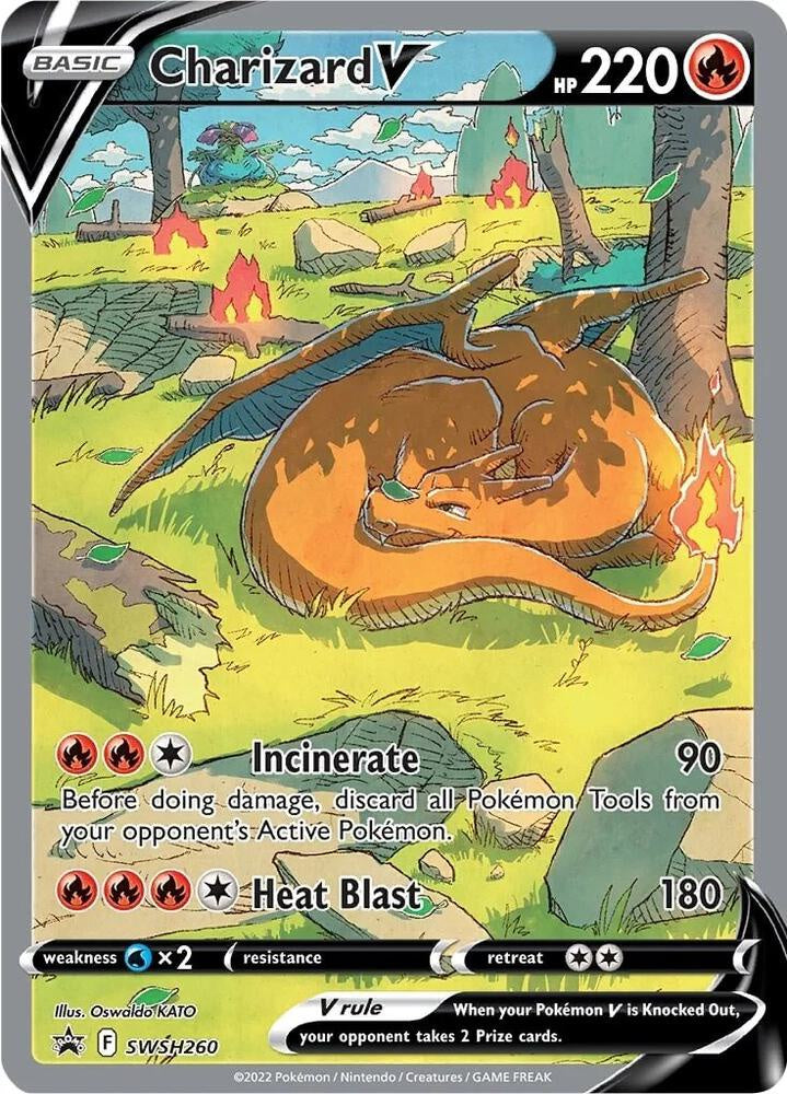 Charizard V Black Star Promo SWSH260 – Pokémon UPC NM