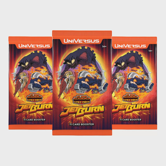 UniVersus My Hero Academia Jet Burn Booster Pack – 10 Cards