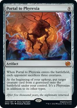 Portal to Phyrexia #240 Mythic Rare from Magic the Gathering The Brothers' War BRO, Near Mint non-foil Artifact.