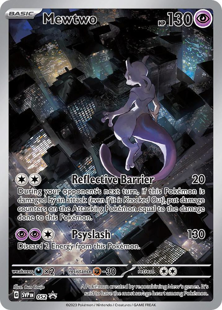Mewtwo SVP 052 Scarlet & Violet 151 Promo Illustration Rare Sealed Pokémon Card