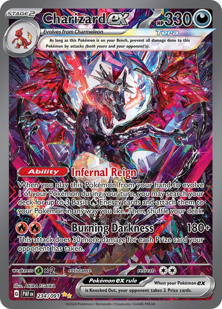 Charizard ex 234/091 SIR – Paldean Fates Pokémon TCG