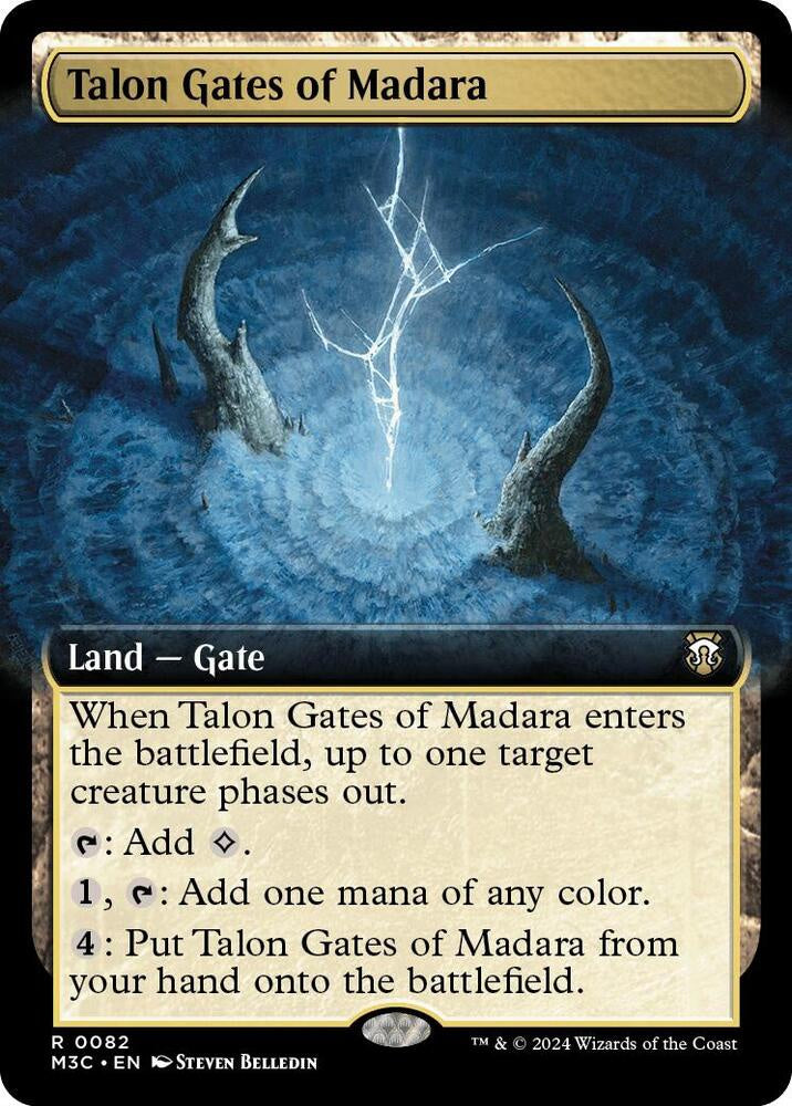 Talon Gates of Madara Extended Art Commander Modern Horizons 3 M3C Magic the Gathering card