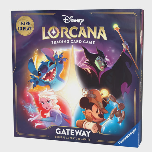 Disney Lorcana TCG Shimmering Skies Gateway Pack – Beginner Starter Set with Mini Decks