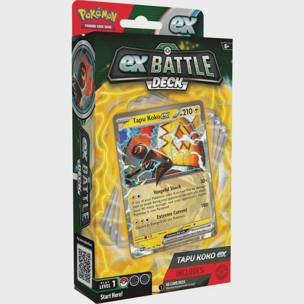 Pokémon TCG: Tapu Koko ex and Iron Leaves ex Battle Decks