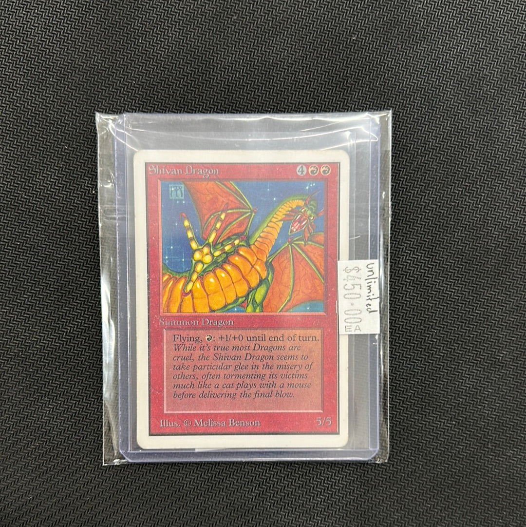 Product image of MTG - Unlimited - Shivan Dragon