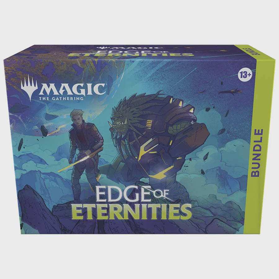 Magic: The Gathering Edge of Eternities Bundle with 9 boosters, foil lands & storage box