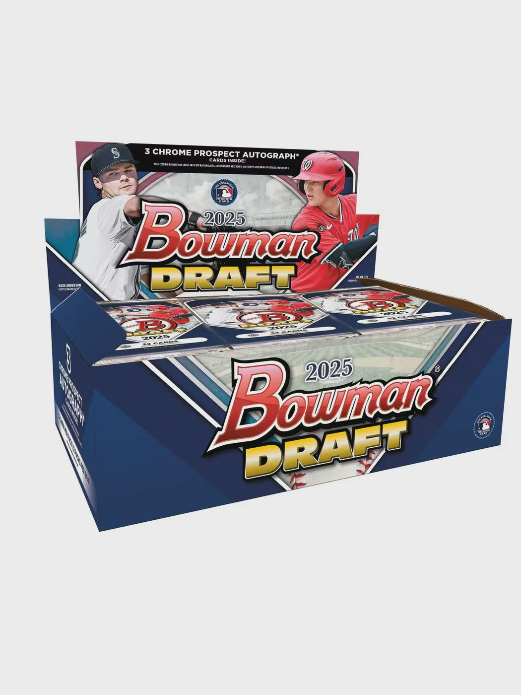 2025 Bowman Draft Baseball Hobby Jumbo Box sealed with autographs and top MLB Draft prospects