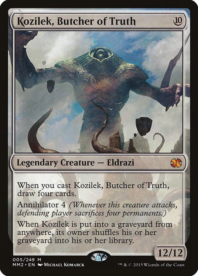 Kozilek Butcher of Truth Modern Masters 2015 MM2 Magic the Gathering card