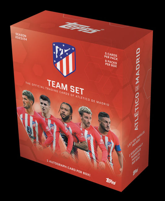 Product image of 2023-24 Topps Atlético de Madrid Soccer Set Box
