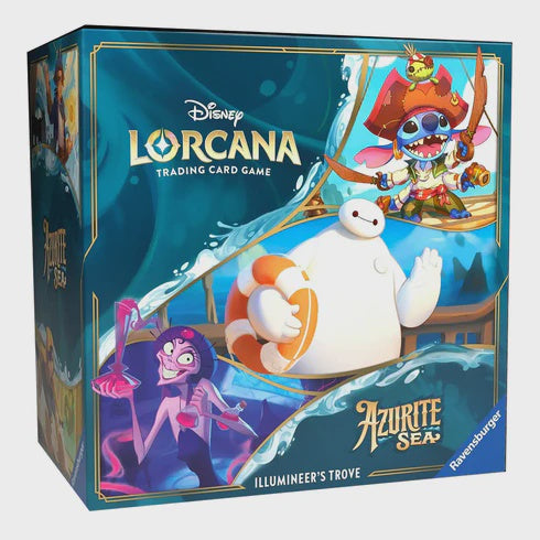 Disney Lorcana Series 6 Azurite Sea Illumineer’s Trove Box – TCG Deluxe Set