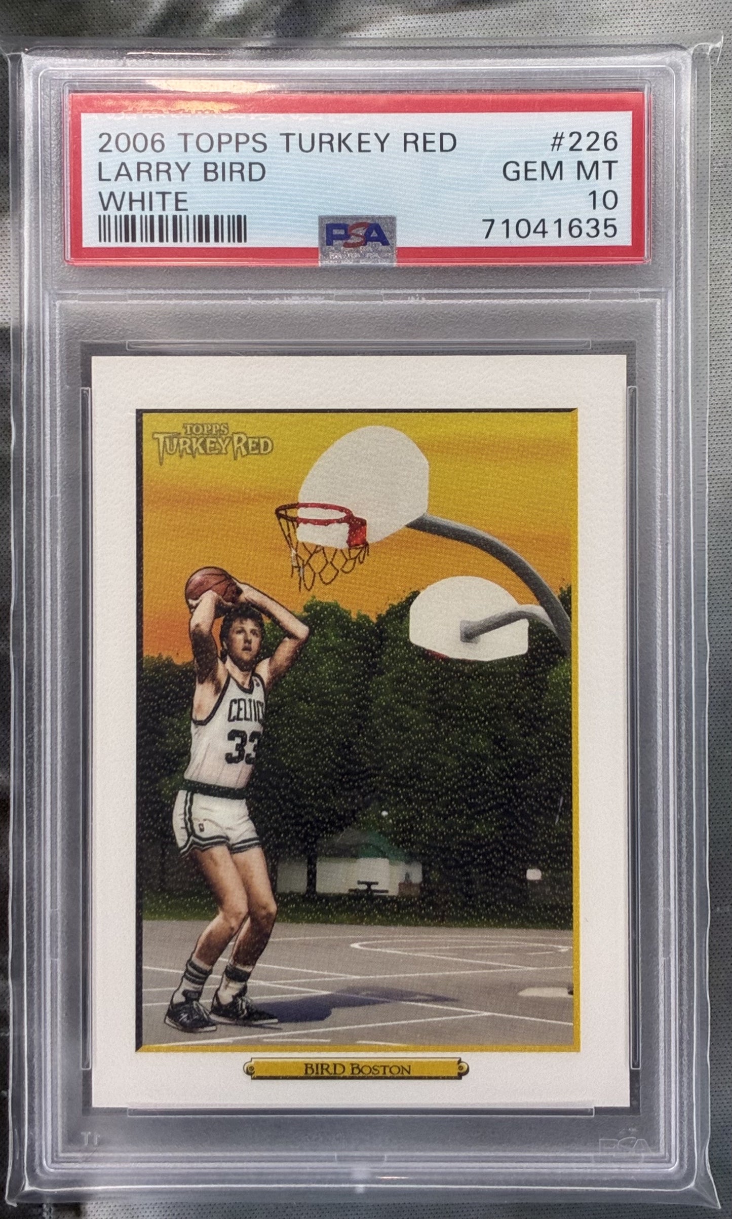 2006 Topps Turkey Red #226 Larry Bird PSA 10 GEM MINT