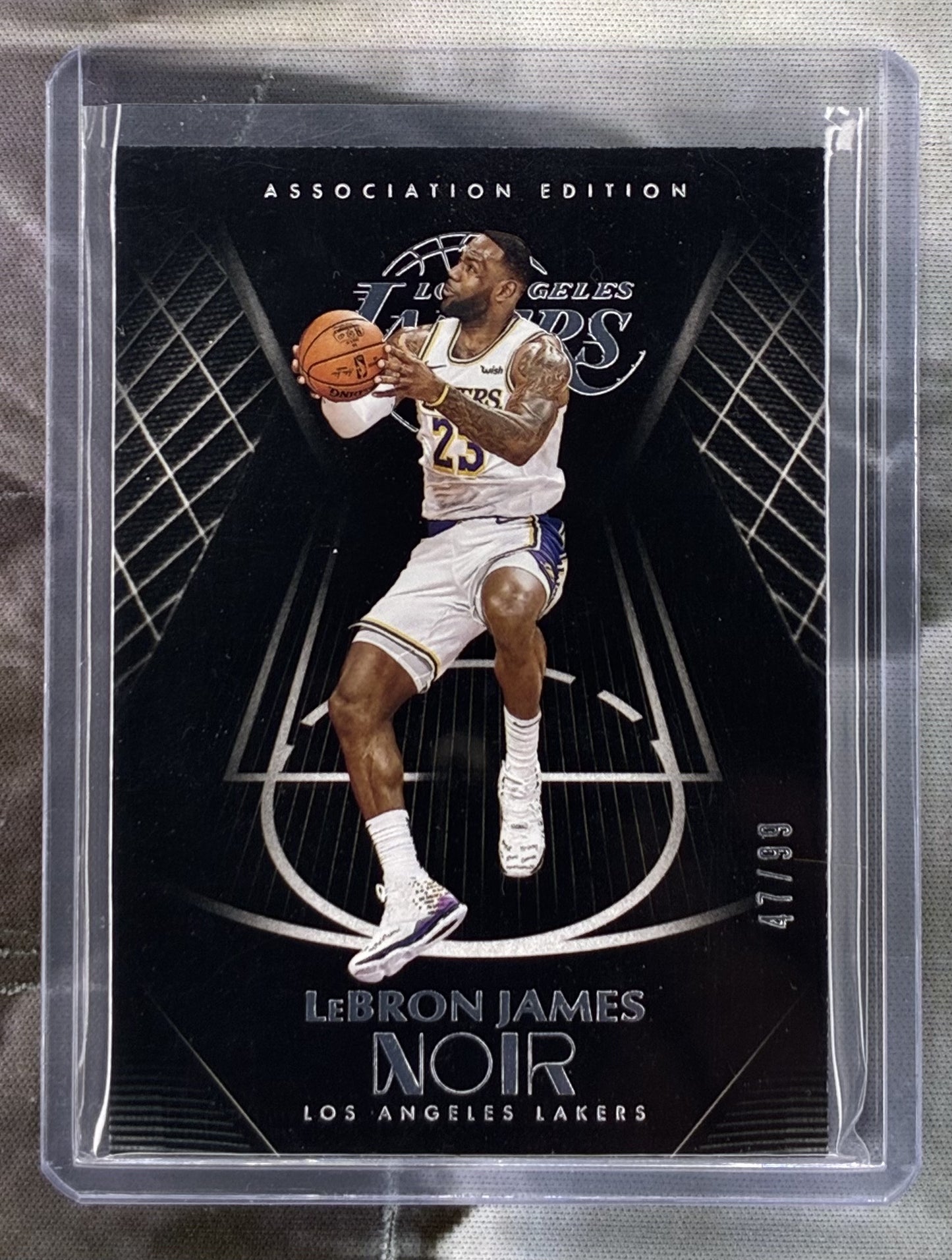 2019-20 Panini Noir LeBron James Association Edition 99 card