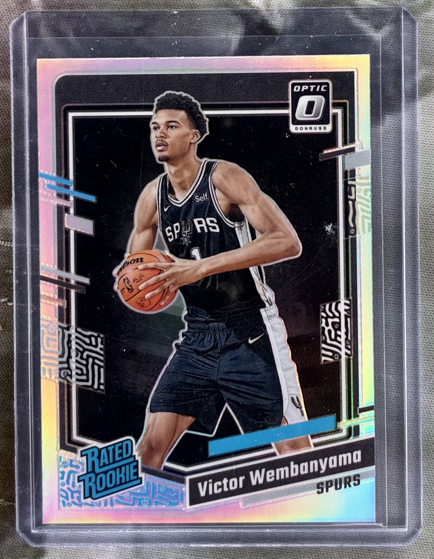 Victor Wembanyama Rated Rookie 2023 Optic 225 Holo Prizm RC