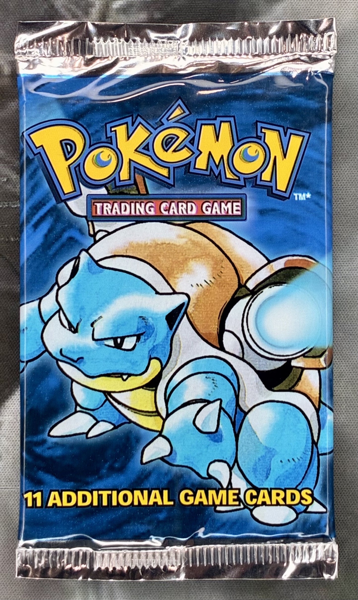 Pokemon Base Set 1999 Booster Pack 21.28g sealed vintage product