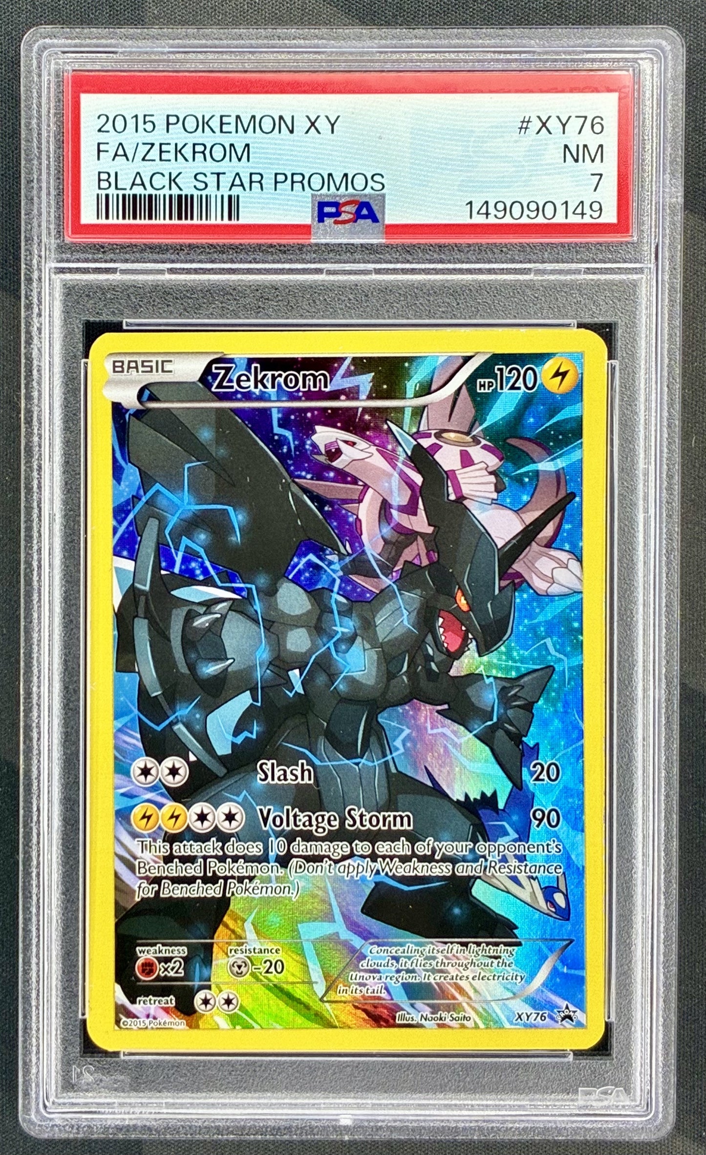Zekrom XY76 Black Star Promo PSA 7 Pokémon Card