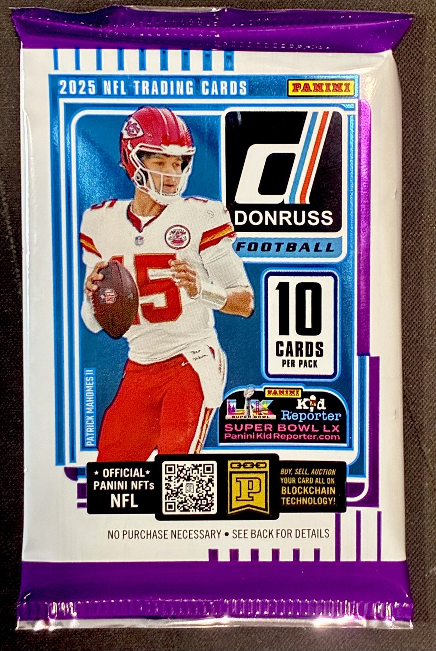 2025 Panini Donruss Football hobby pack sealed NFL cards