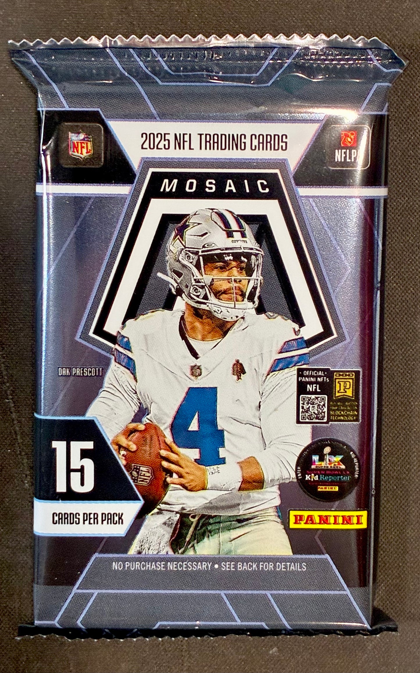 2025 Panini Mosaic Football Hobby Pack NFL Cards