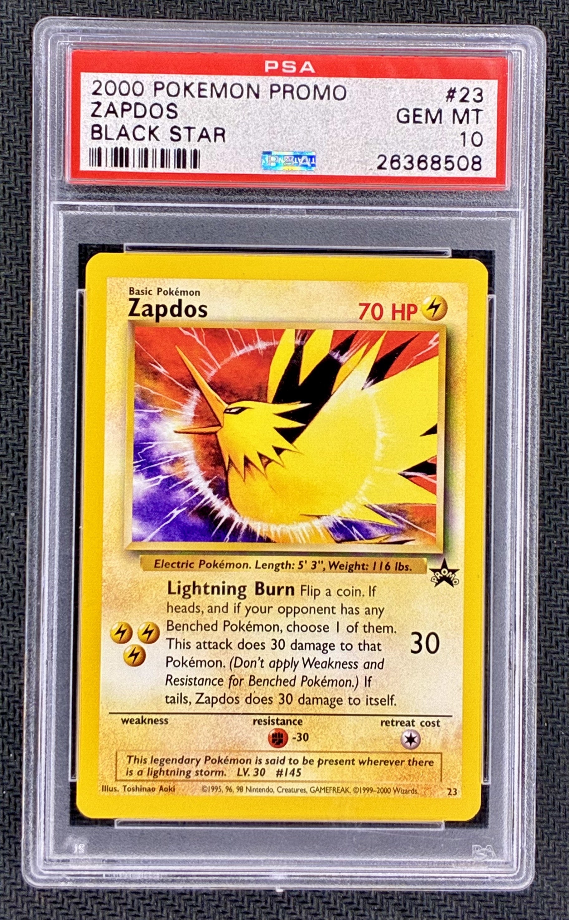 pokemon 2000 promo cards PSA 10 Zapdos #23 Black Star Promo 2000 Pokemon – Urban Empire Collectables  AU
