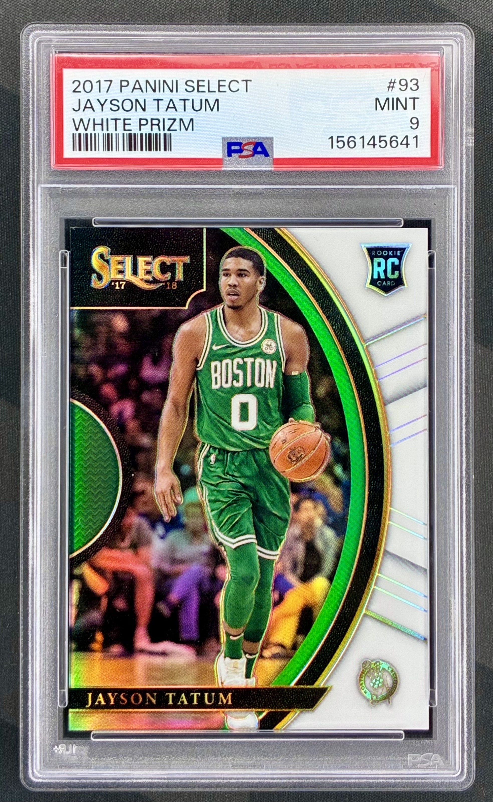 Jayson Tatum 2017 Panini Select White Prizm RC /149 PSA 9 – Urban