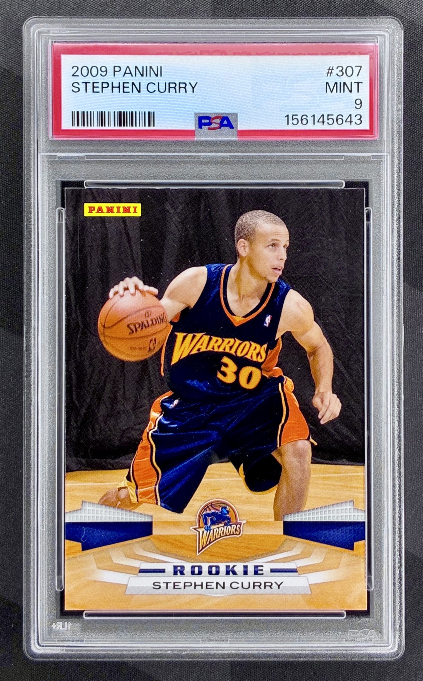 Stephen Curry 2009 Panini Basketball #307 Rookie Card PSA 9 MINT Graded Card