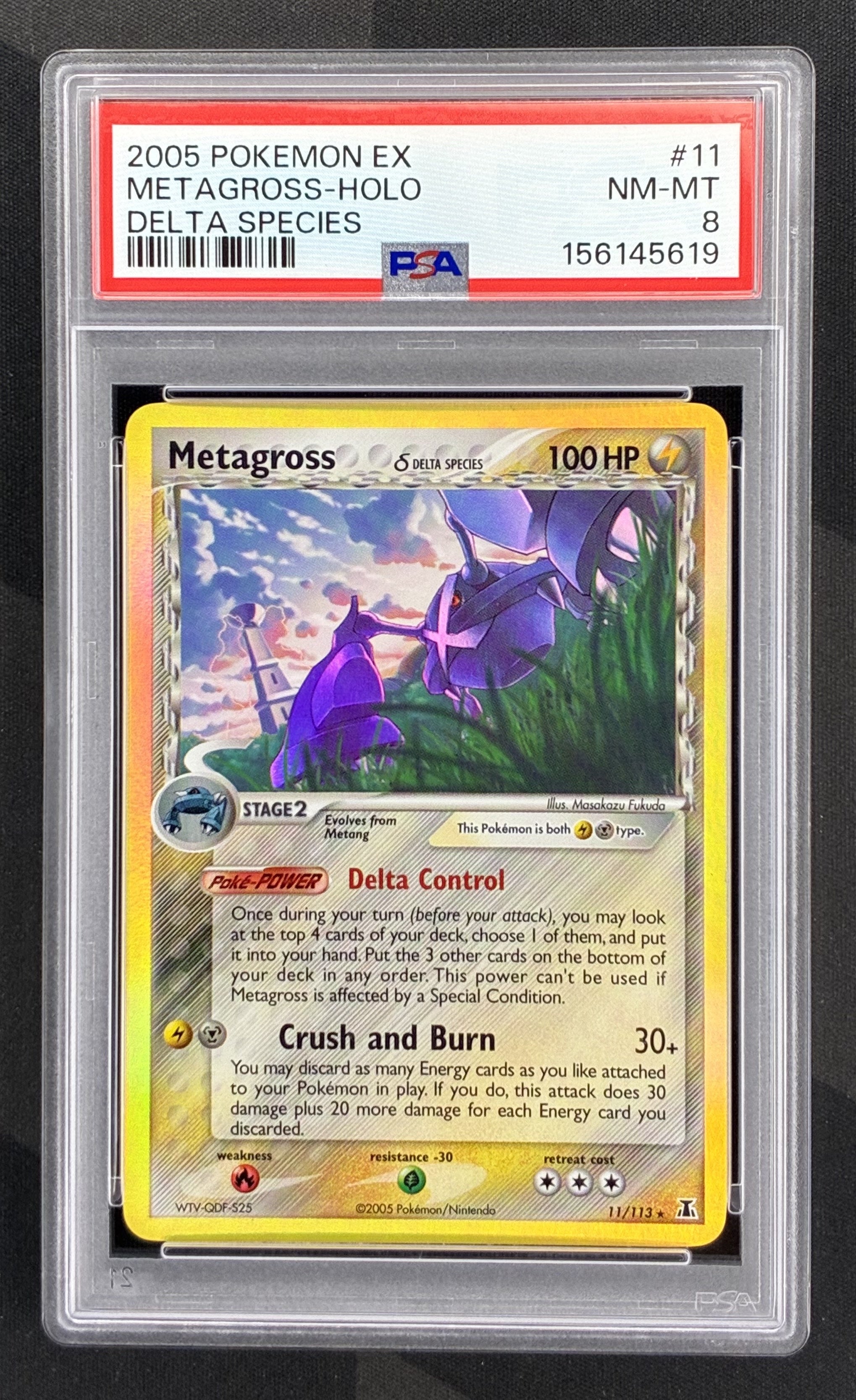 Pokemon Metagross 11/113 Holo Delta Species PSA 8 – Urban Empire