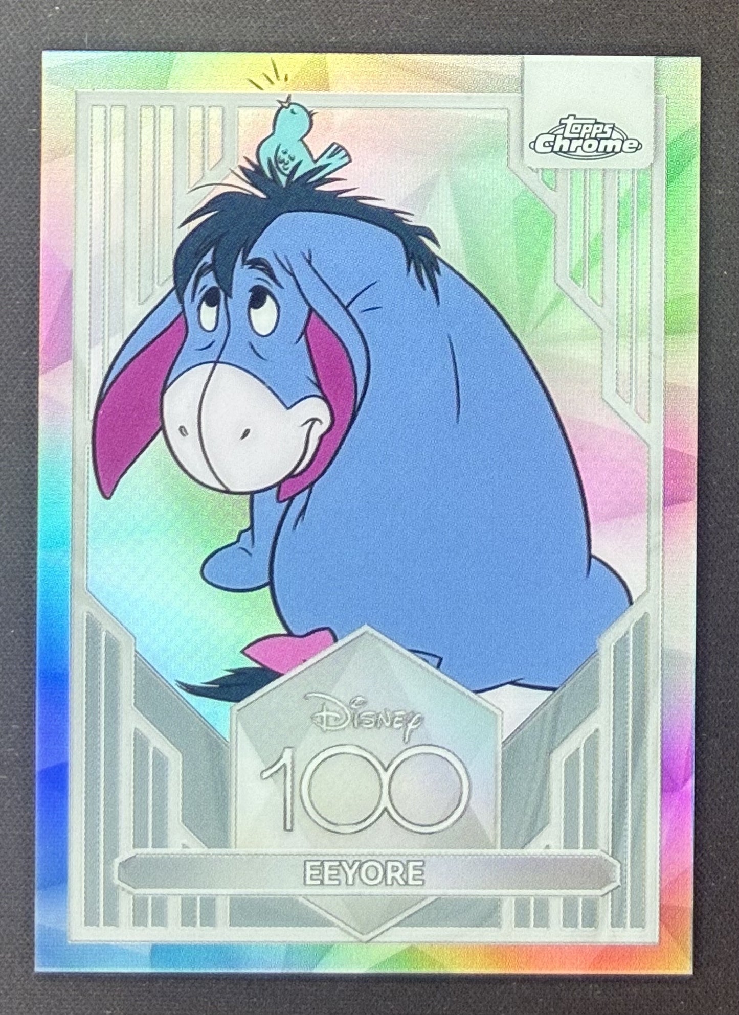 2023 Topps Chrome Disney 100 Eeyore Refractor #29 NM