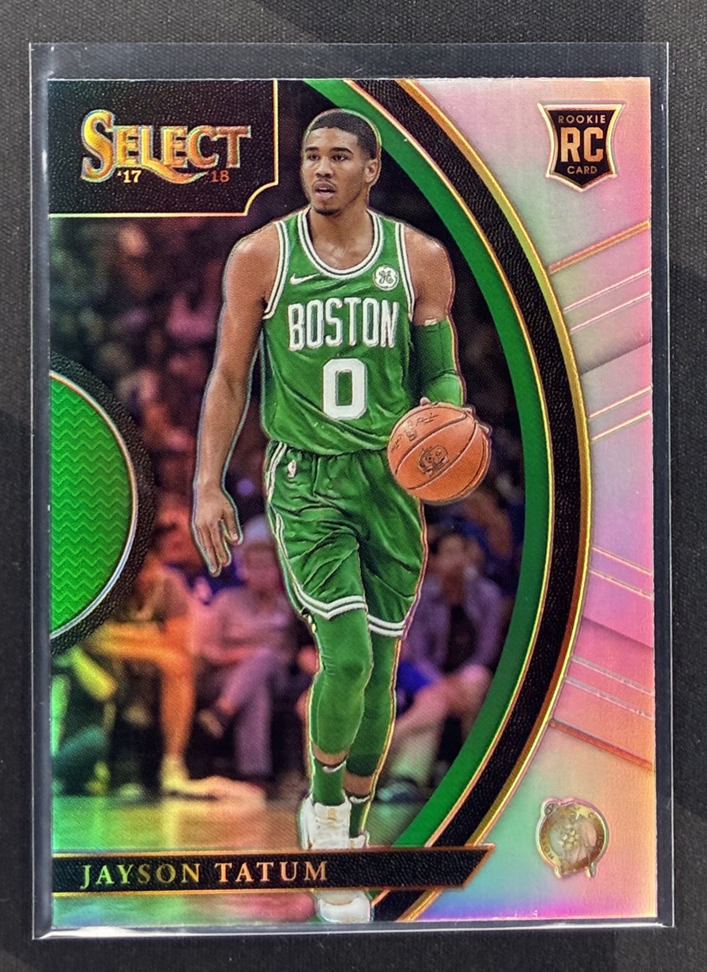 2017-18 Panini Select Jayson Tatum Concourse #93 Silver Prizm Boston Celtics rookie card.