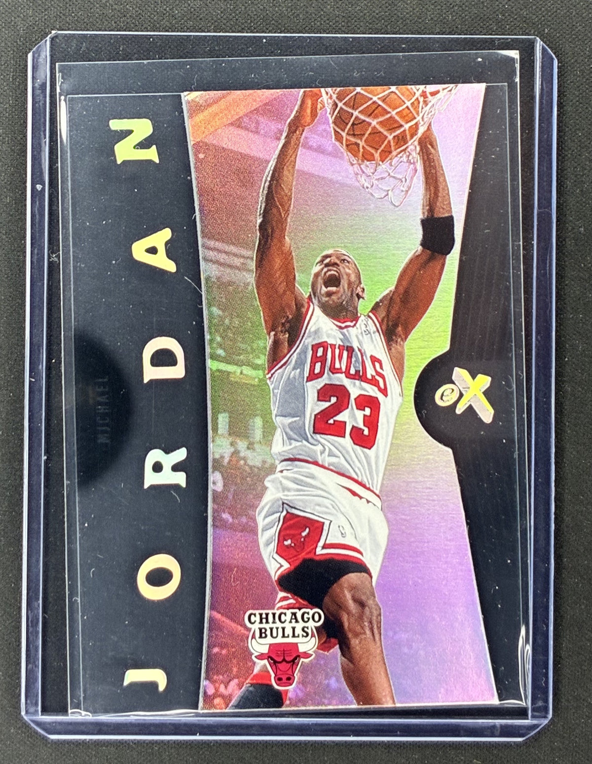 2006-07 Fleer E-X Michael Jordan #4 Acetate Holofoil Chicago Bulls