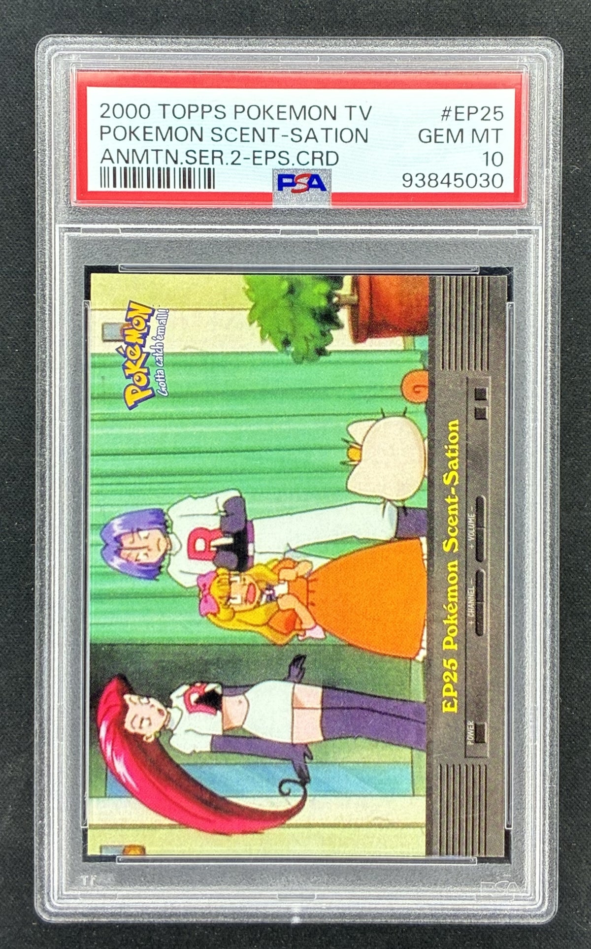 PSA 10 2000 Topps Pokémon TV Series 2 #EP25 Pokémon Scent-Sation graded card
