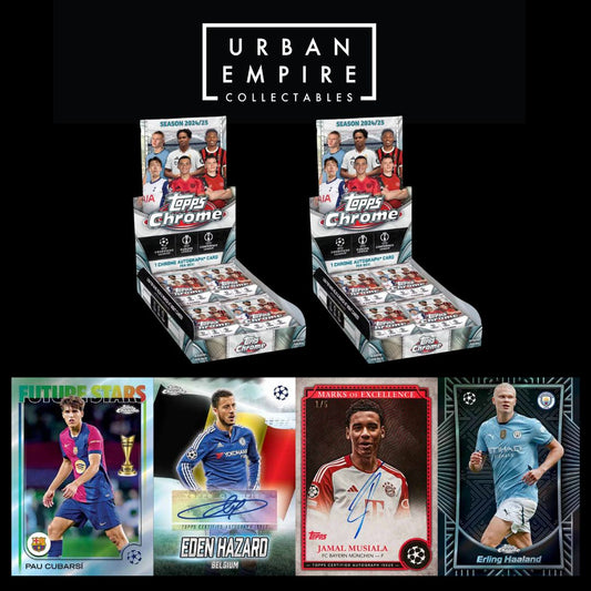 Break 672 - 2024-25 Topps Chrome UEFA Soccer Hobby x2 - PYT / PLAYER