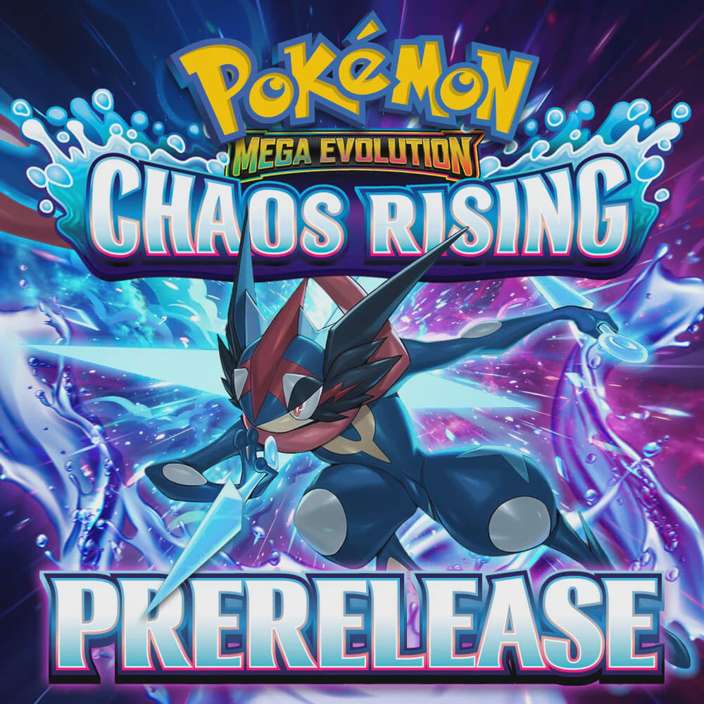 Pokémon: Mega Evolution Chaos Rising Prerelease – Urban Empire Collectables  AU
