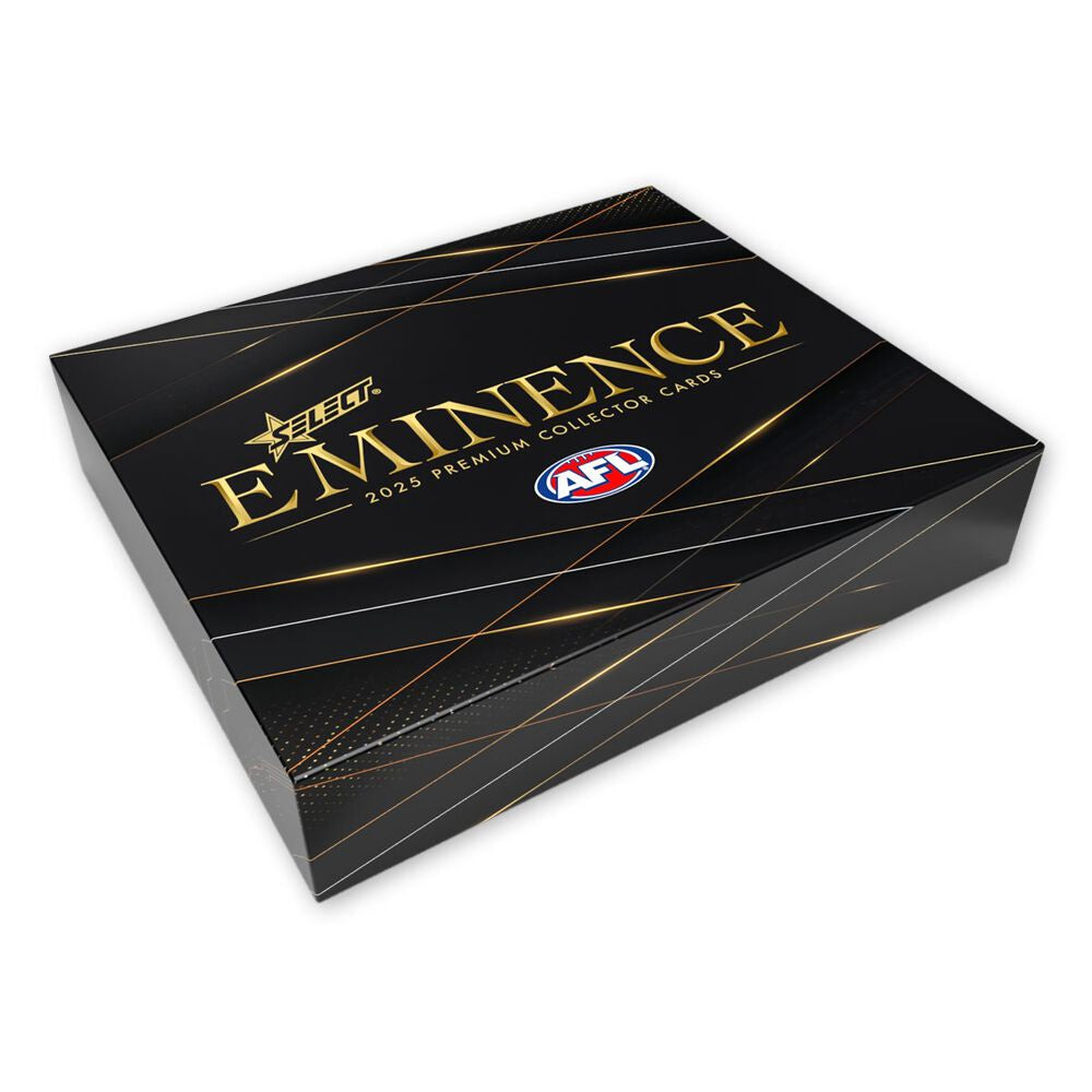 “AFL 2025 Eminence Premium Collectors Box sealed high-end product.”