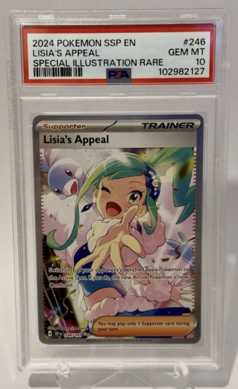 Lisia’s Appeal – 246/191 (SSP, Special Illustration Rare, PSA 10 Gem Mint) | Pokémon TCG