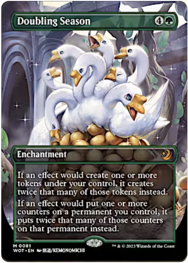 Wilds of Eldraine Enchanting Tales: Doubling Season (0081 - Anime) - Near Mint