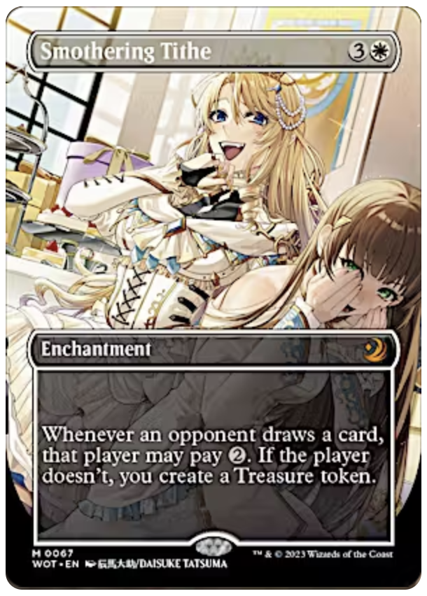 Product image of Smothering Tithe – Wilds of Eldraine: Enchanting Tales (0067 – Anime) | MTG Near Mint