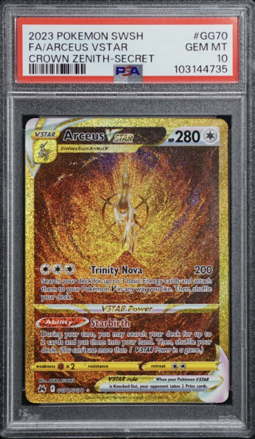 Arceus VSTAR – Crown Zenith: Galarian Gallery GG70/GG70 (PSA 10) | Pokémon TCG