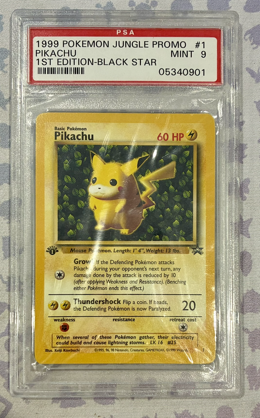 Pokmon Card - Ivy Pikachu #1 Black Star Promo 1st Edition (1999 Jungl Urban Empire Collectables AU Pokmon Card - Ivy Pikachu #1 Black Star Promo 1st Edition (1999 Jungl Urban Empire Collectables AU